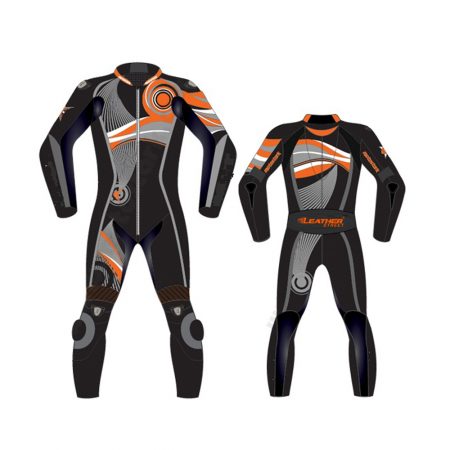 Orange Fly Mens Motorbike Suit