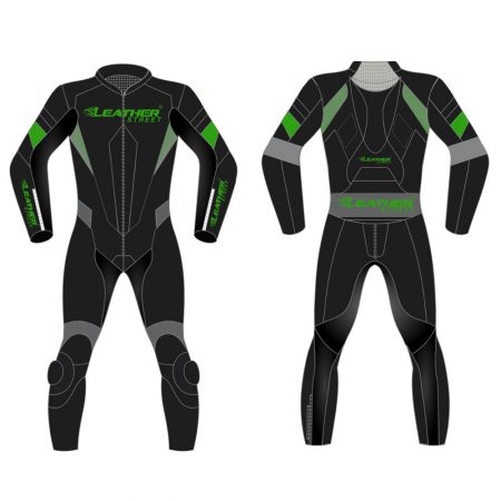 Womens Kawasaki Motorbike Riding Suit