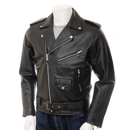 Club Biker Lambskin Leather Jacket