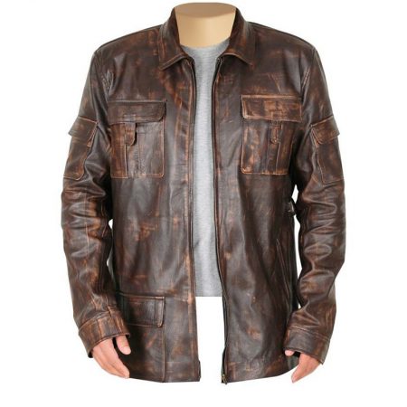 Brando Waxed Leather Jacket