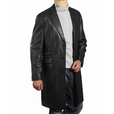Lambskin Dress Long Coat