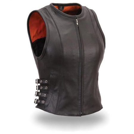 Classic Women Leather Vest